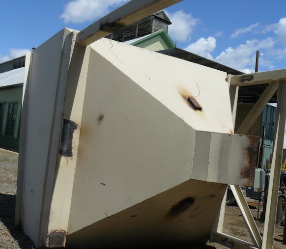 Approximately 20 Cubic Yard Mild Steel Feed Hopper With 9’ 10” Wide X 9’ 10” Long Feed Opening)